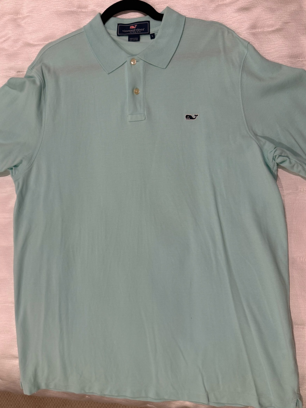 Vineyard Vines Men's Polo in Aqua